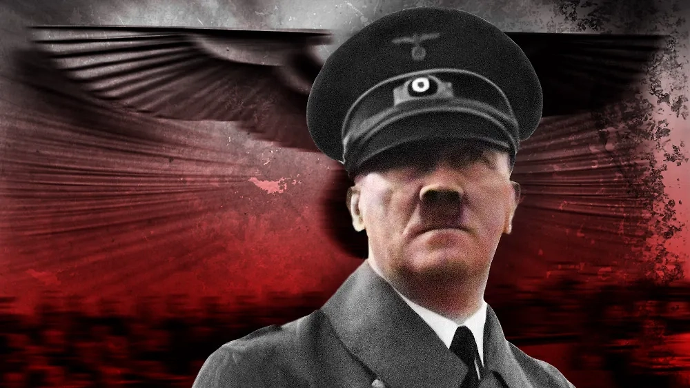 30 апреля 1945 года Адольф Гитлер свёл счёты с жизнью в своём бункере. Коллаж © Life.ru. Фото © Wikipedia, Wikipedia / Bundesarchiv