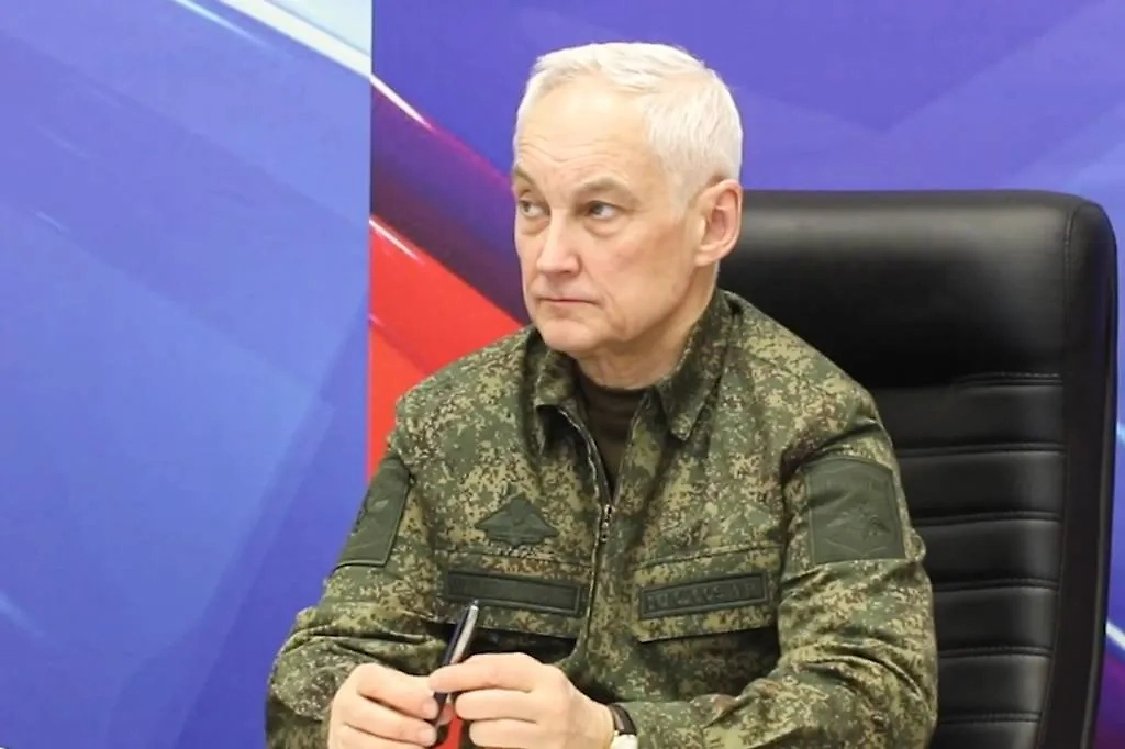 Андрей Белоусов. Фото © ТАСС / Пресс-служба Минобороны РФ