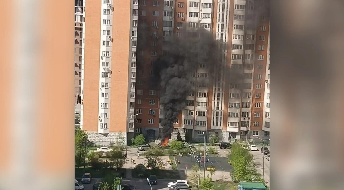 Кадр с места взрыва в Балашихе. Обложка © Life.ru