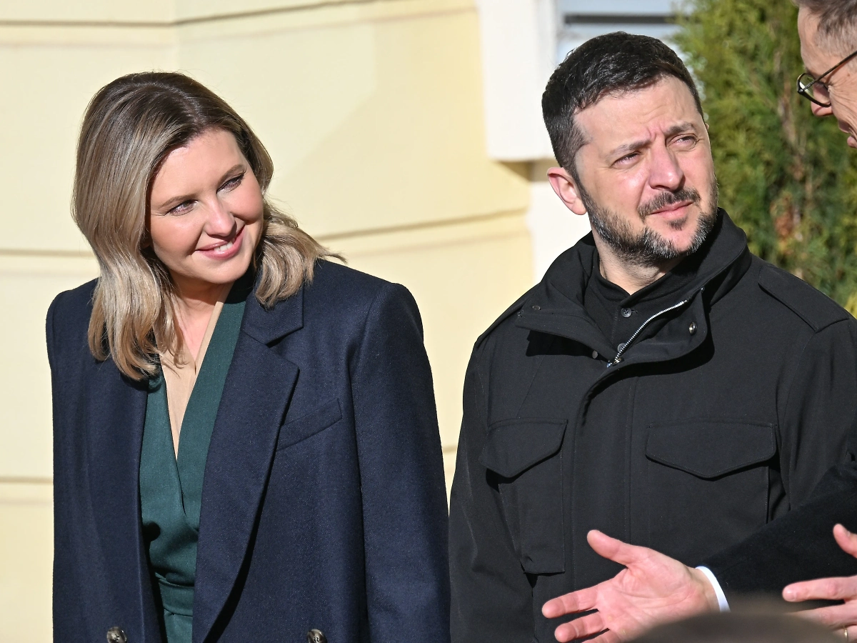 Владимир и Елена Зеленские. Обложка © ТАСС / KIMMO BRANDT