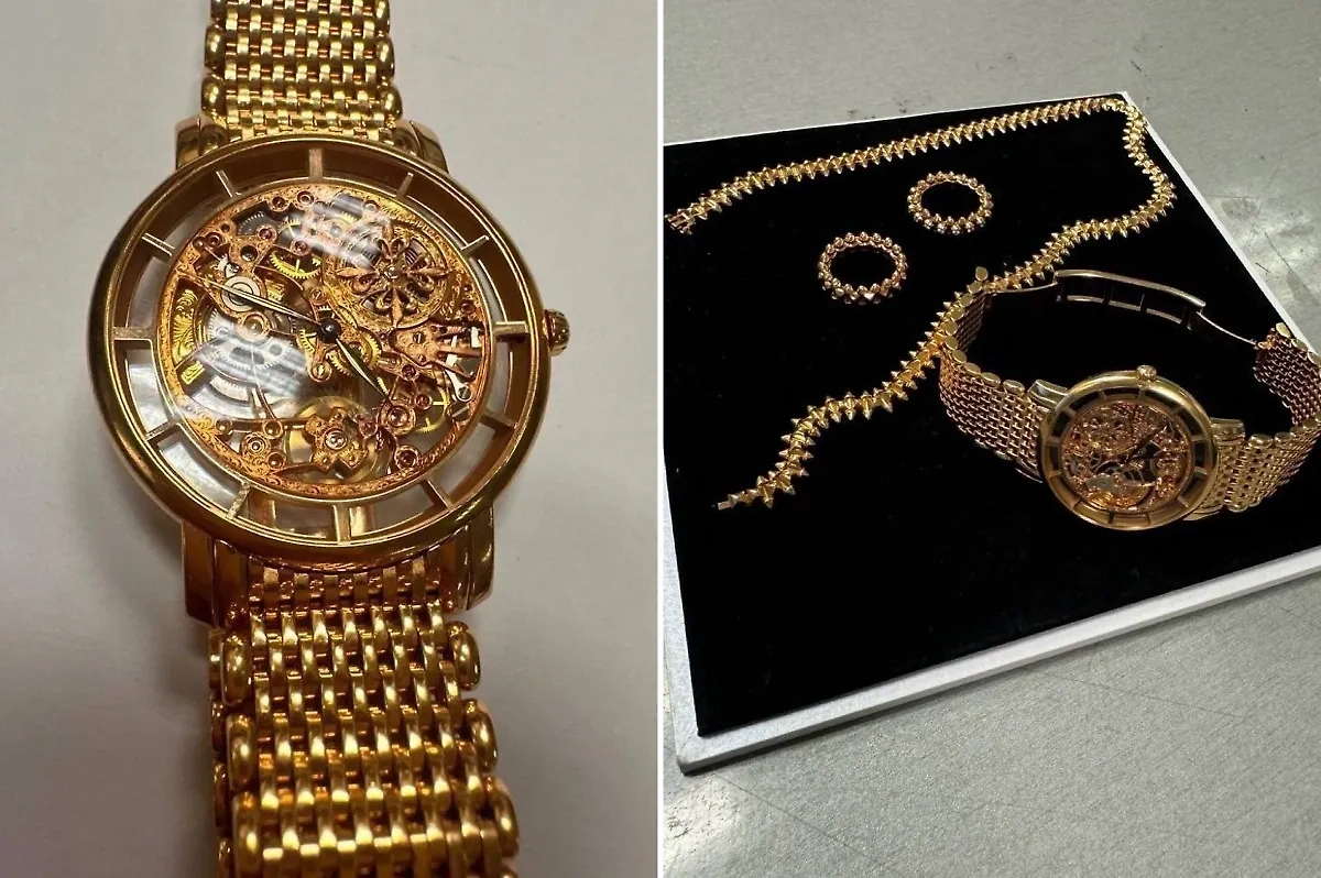 Драгоценности Никитчук. Фото © Telegram / ФТС России | ProТаможню