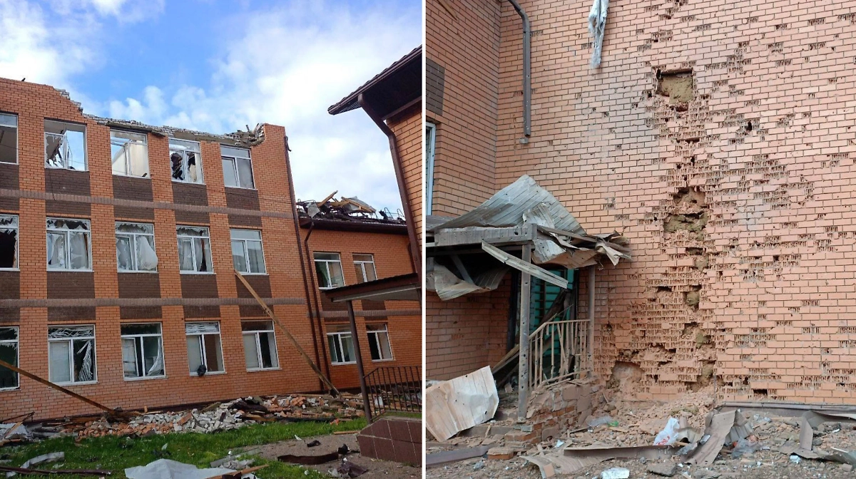 Атака ВСУ на Курскую область. Фото © Telegram / Александр Хинштейн