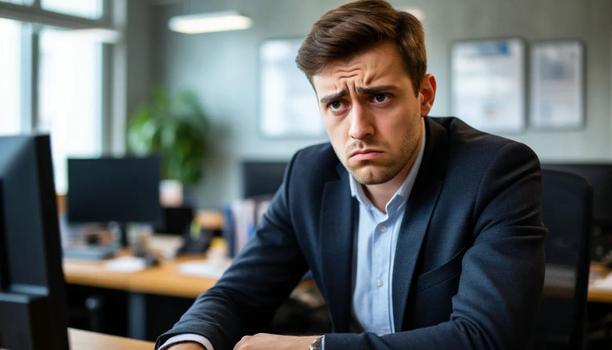 Сотрудник устал от работы. Обложка © Шедеврум / Life.ru