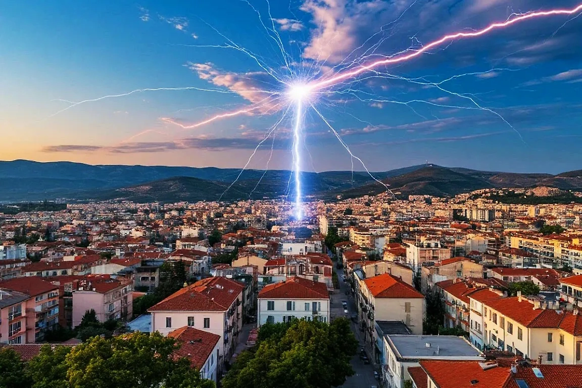 В Сети обсуждают версию, что виновником блэкаута в Европе стала электромагнитная бомба. Обложка © «Шедеврум»