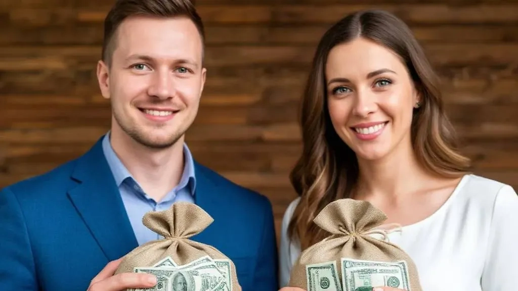 У супругов раздельный семейный бюджет. Обложка © Шедеврум / Life.ru