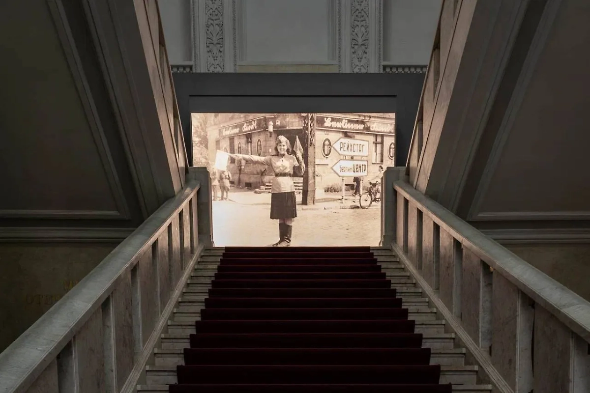 Открытие выставки «Без права на забвение. К 80-летию Великой Победы». Обложка © Telegram / Ольга Любимова