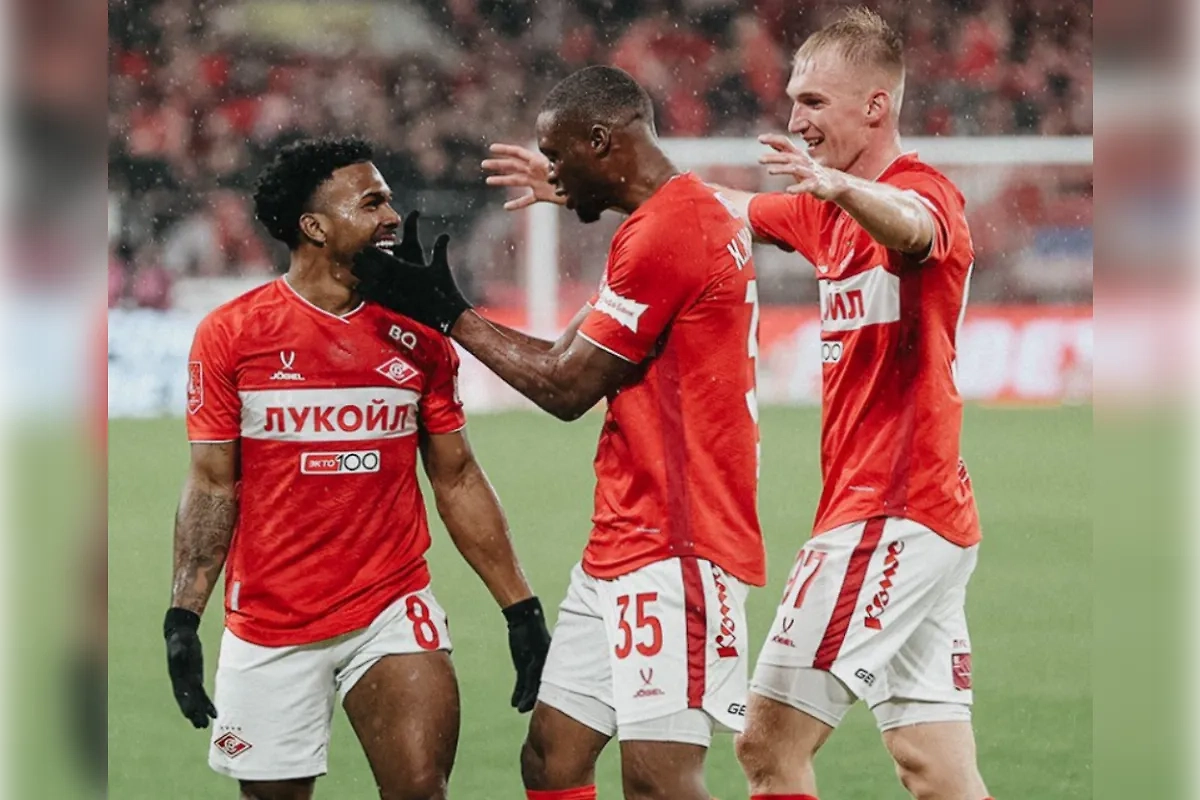 «Спартак» обыграл «Динамо». Обложка © Telegram / ФК «Спартак-Москва»