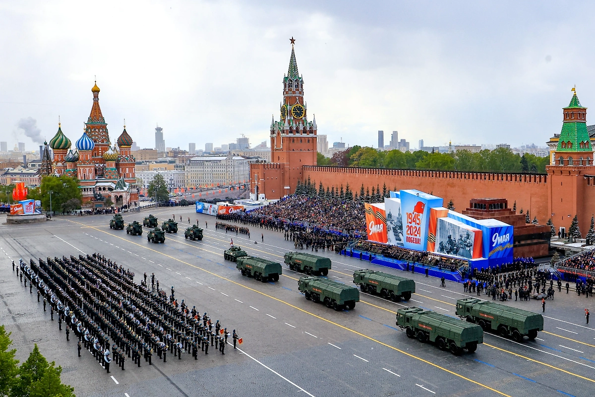 Парад Победы проходит в Москве 9 мая. Обложка © ТАСС / Вячеслав Прокофьев