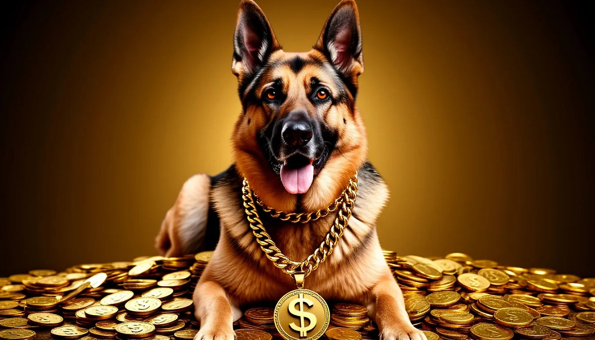 Овчарка-миллионер. Обложка © Шедеврум / Life.ru