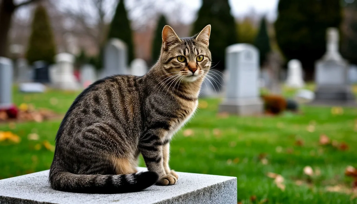 Что значит, если кошки появляются на одних и тех же могилах. Фото © «Шедеврум»