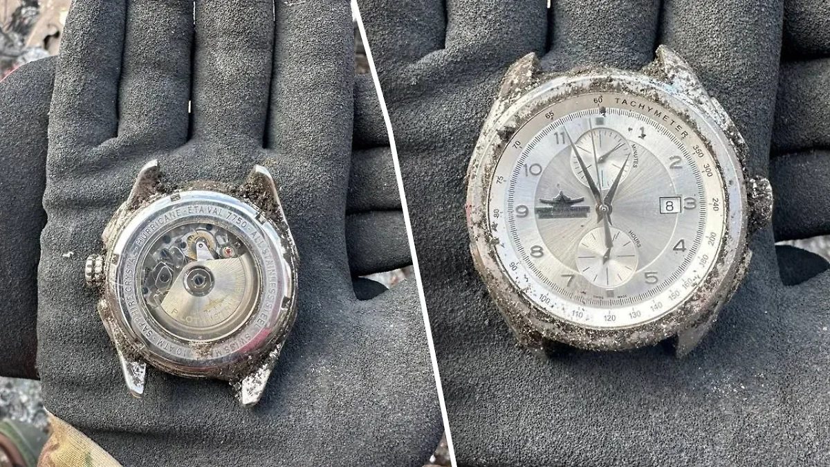 Наручные часы лётчика. Фото © Telegram / Воевода Вещает