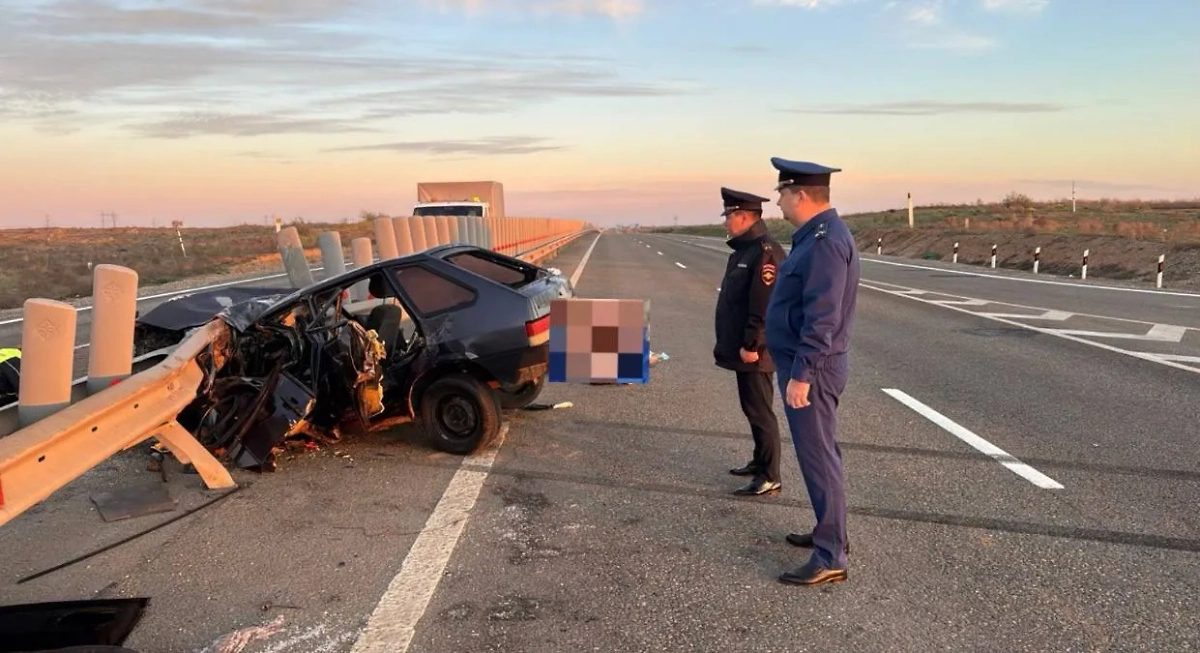 ДТП в Астраханской области. Обложка © Telegram / Прокуратура Астраханской области