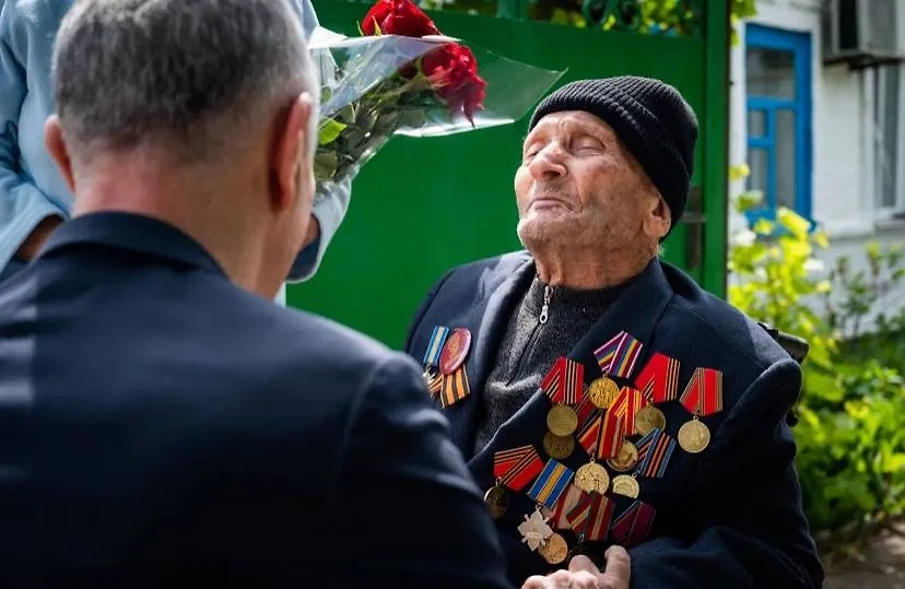 Ветеран Семён Чумаченко. Обложка © Пресс-служба губернатора Херсонской области