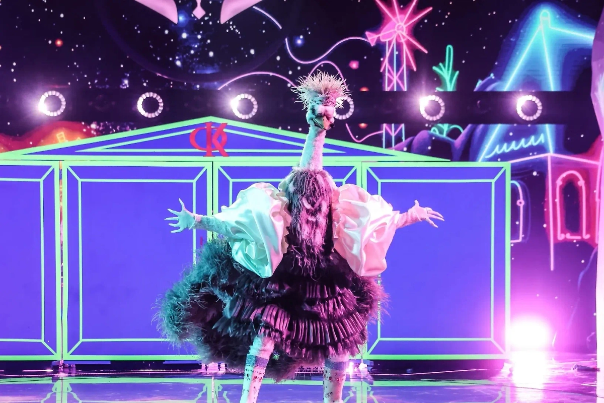 Какая маска покинула проект в 11 серии шоу «Маска»: Кто скрывается под маской Страуса? Фото © VK / Маска