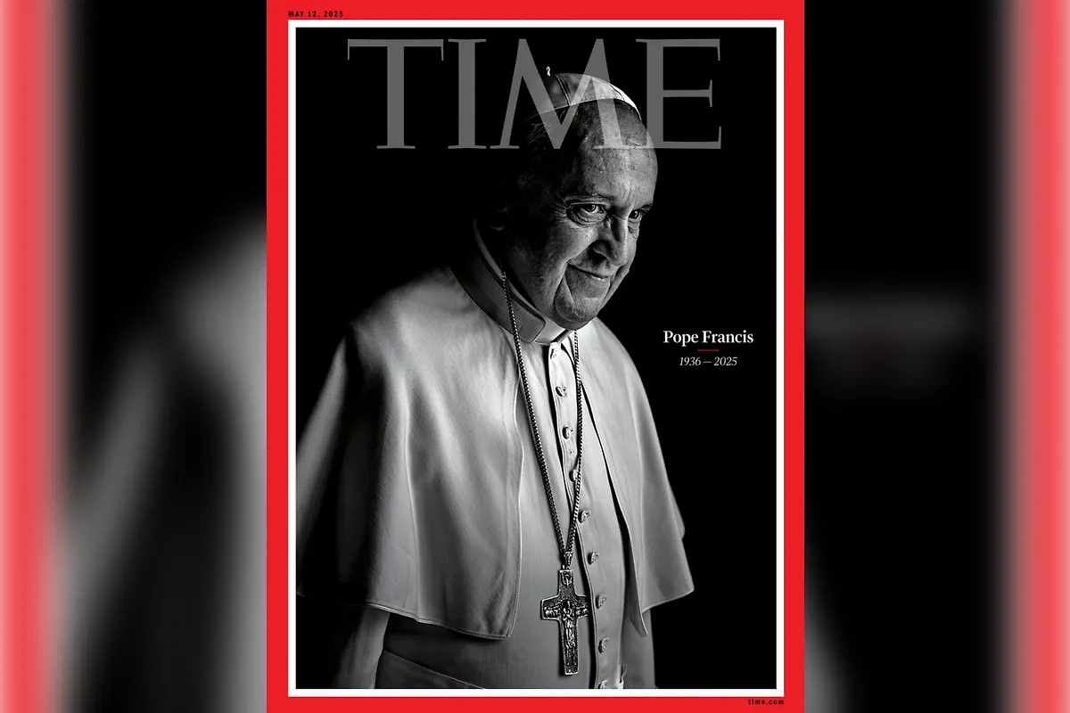 Папа римский Франциск на обложке журнала Time. Обложка © Х / TIME