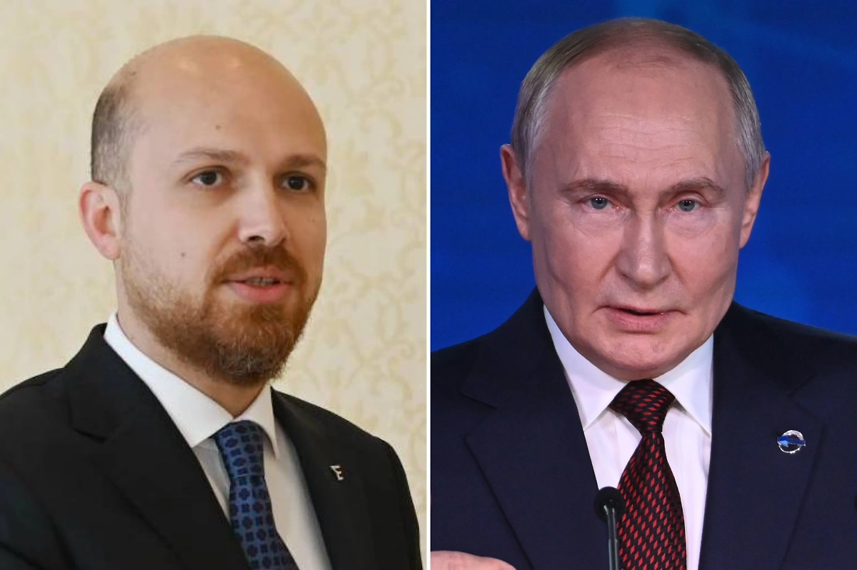 Билал Эрдоган и Владимир Путин. Обложка © Wikipedia / Life.ru