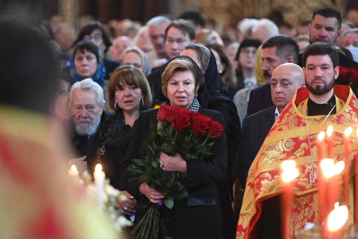 Татьяна Москалькова на прощании с Зурабом Церетели. Фото © Life.ru