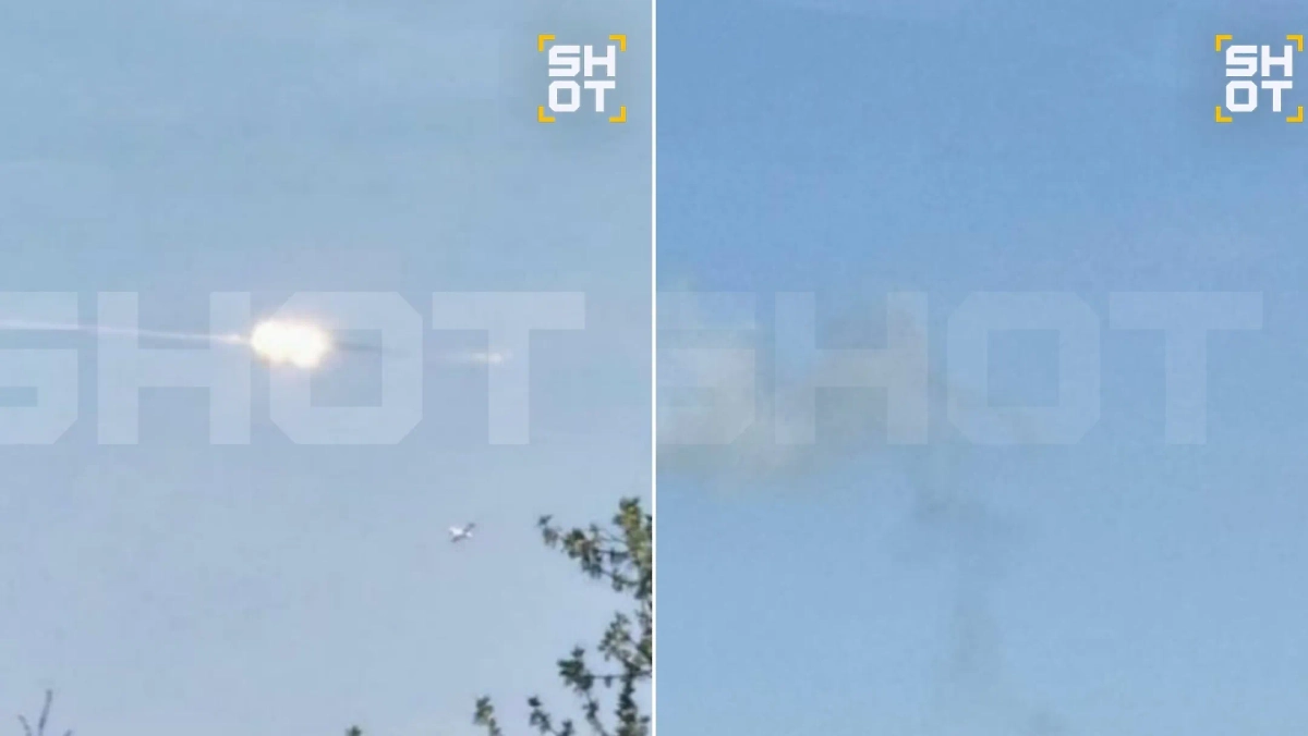 Жители Елабуги сообщают об уничтожении нескольких БПЛА над городом. Фото © SHOT