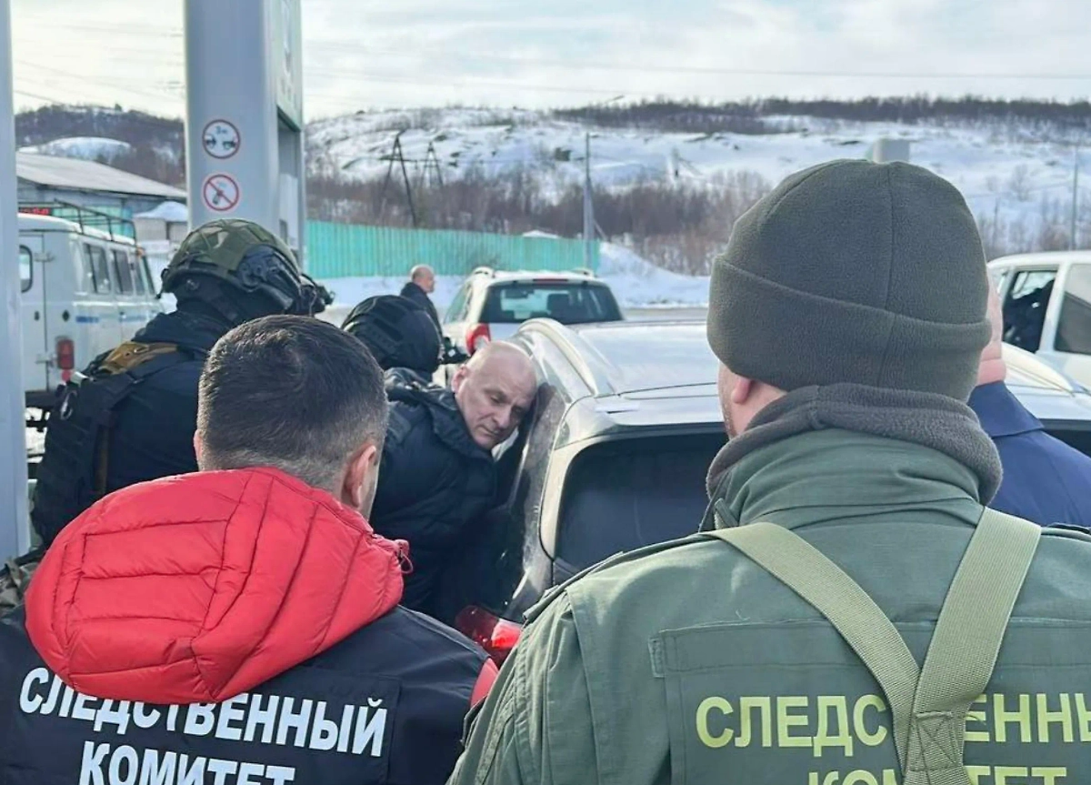 Задержан глава Видяево Мурманской области. Фото © Telegram / СУ СК по Мурманской области