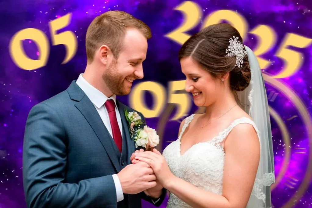 Нумерологический прогноз для свадеб 05.05.2025: на что рассчитывать парам. Обложка © Коллаж © Life.ru, фото © «Шедеврум», © Freepik