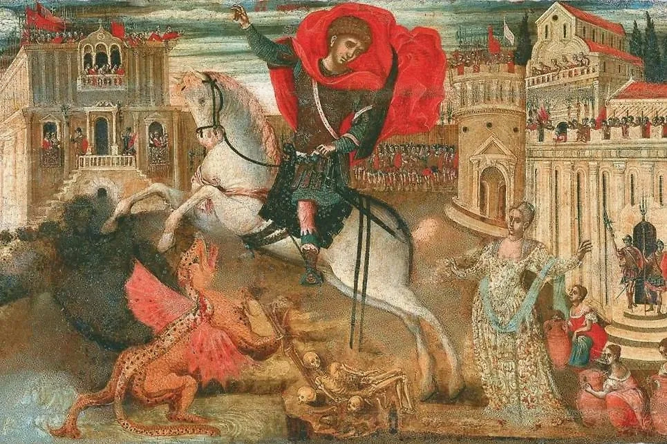Великомученик Георгий — один из самых почитаемых христианами святых. Обложка © Wikipedia / Georgios Klontzas