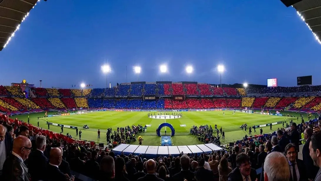 Олимпийский стадион (Барселона). Обложка © X / FC Barcelona