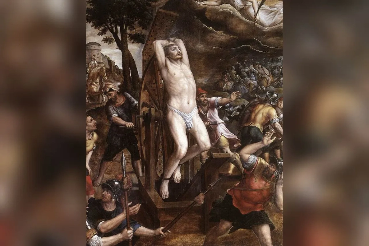 Святого Георгия жестоко пытали. Фото © Wikipedia / Михиль Кокси