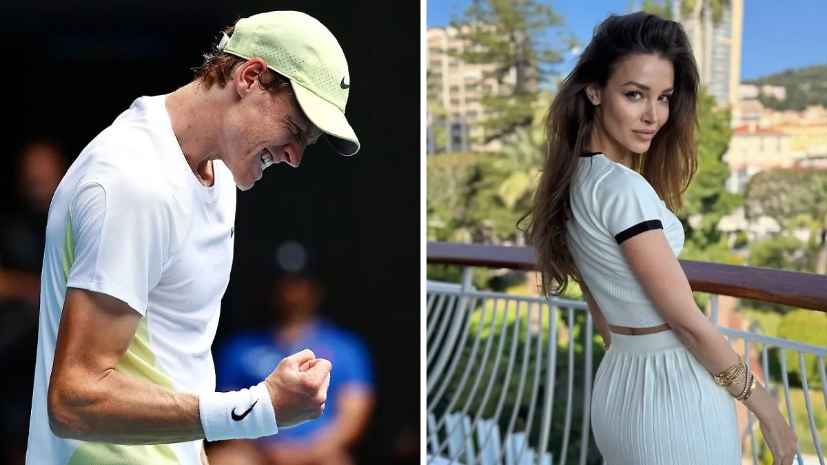 Теннисист Янник Синнер и модель Лара Лието. Обложка © Instagram (признан экстремистской организацией и запрещён на территории Российской Федерации)/ janniksin / laraleito