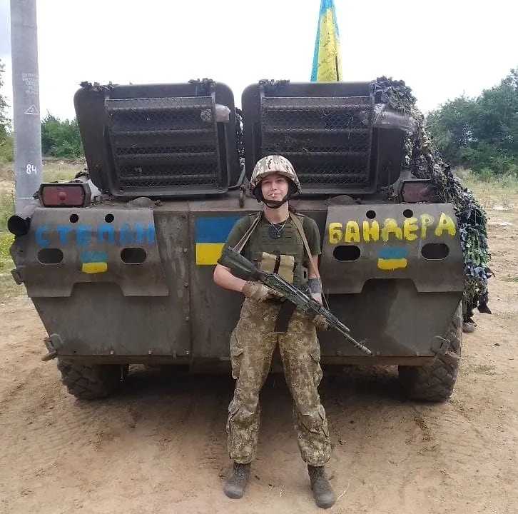 Даша ДШК после начала СВО. Фото © Facebook (признан экстремистской организацией и запрещён на территории Российской Федерации) / darya.kremlyova