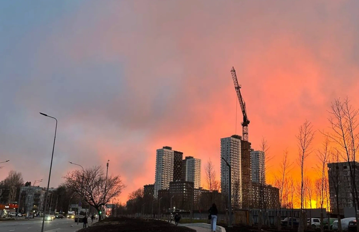 Закат в Москве. Фото © Life.ru