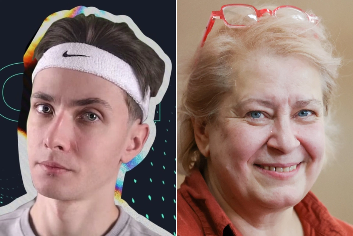 Стример JesusAVGN* и кинокритик Екатерина Барабаш*. Коллаж © Life © VK / JesusAVGN* Twitch Page, TACC / Сергей Фадеичев