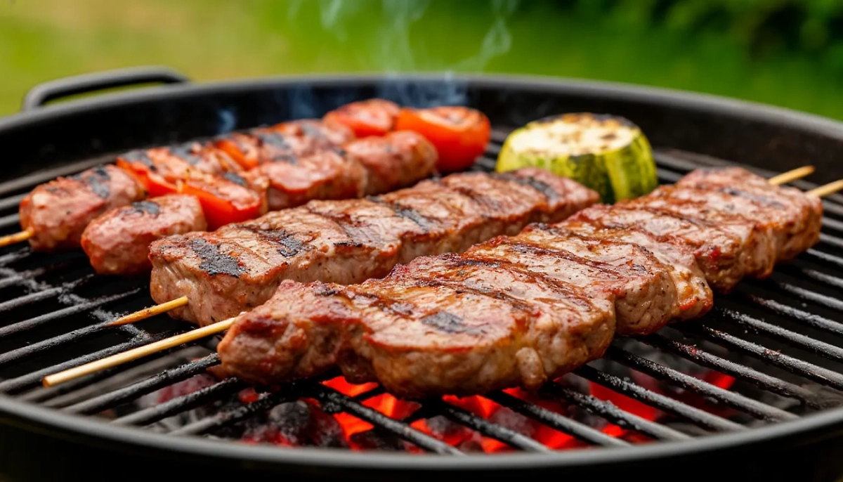 Мясо на углях. Обложка © Шедеврум / Life.ru