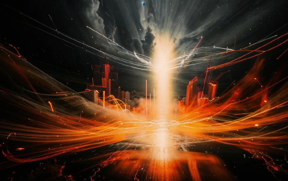 Конец света. Обложка © Telegram / Kandinsky 3.1