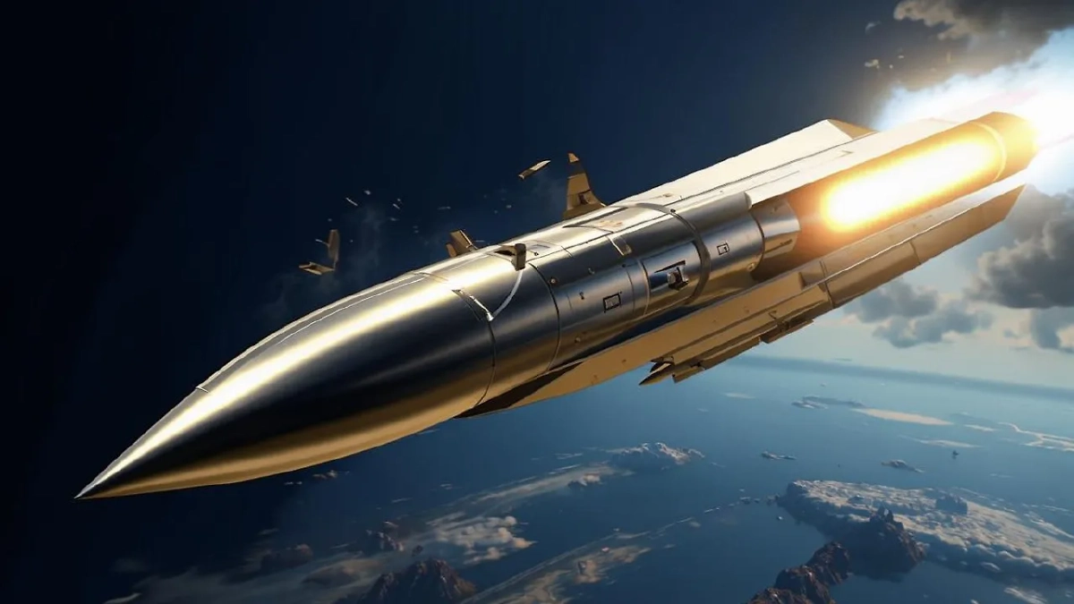 Великобритания и США испытали гиперзвуковой ракетный двигатель. Фото © Life.ru / Kandinsky 3.1