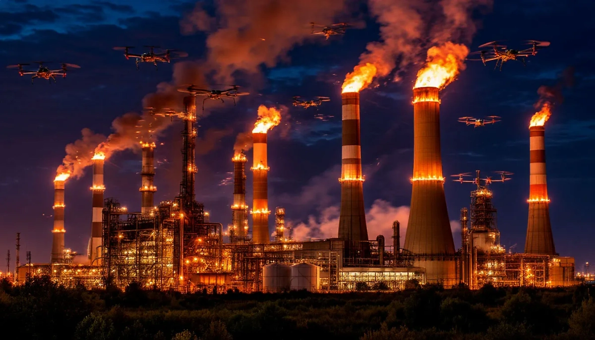 Ударами ВСУ повреждены энергообъекты в ряде регионов РФ. Обложка © Life.ru / Шедеврум