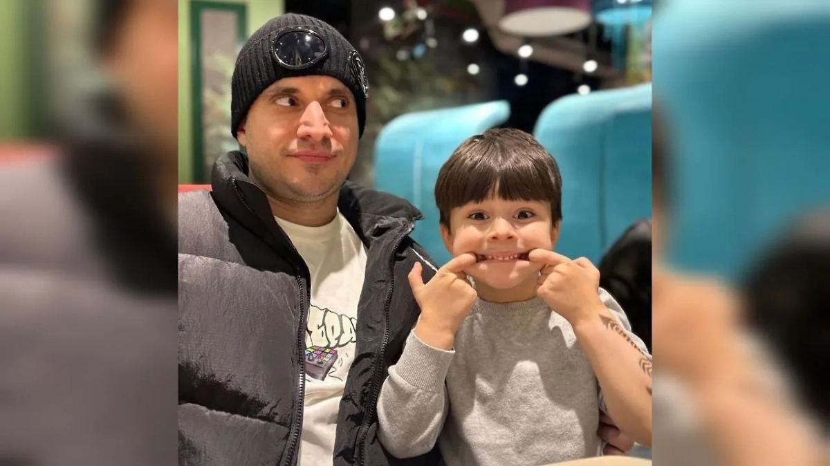 Паша Техник с сыном Иваном. Обложка © Instagram (признан экстремистской организацией и запрещён на территории Российской Федерации) / rhymeslive