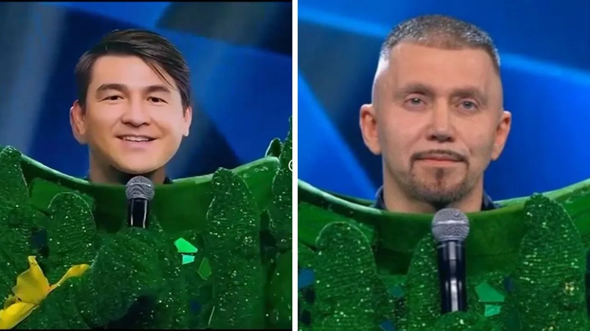 Шоу «Маска»: Огурчик снял маску в 9-й серии 6 апреля. Какая звезда там была? Фото © Ntv.ru