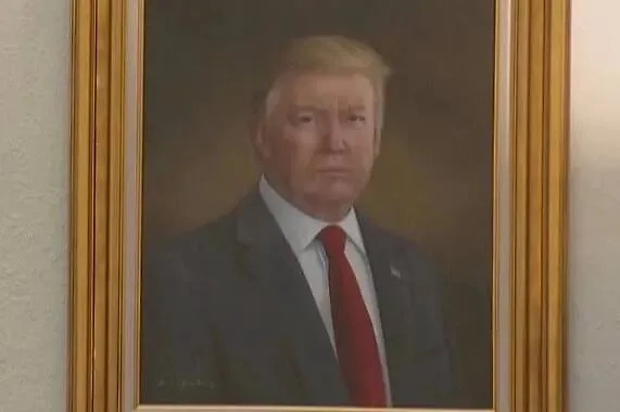 Портрет Дональда Трампа в Капитолии. Обложка © Truth Social / Donald J. Trump