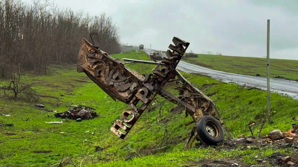 Обстановка в Курской области. Фото © Telegram / Александр Хинштейн