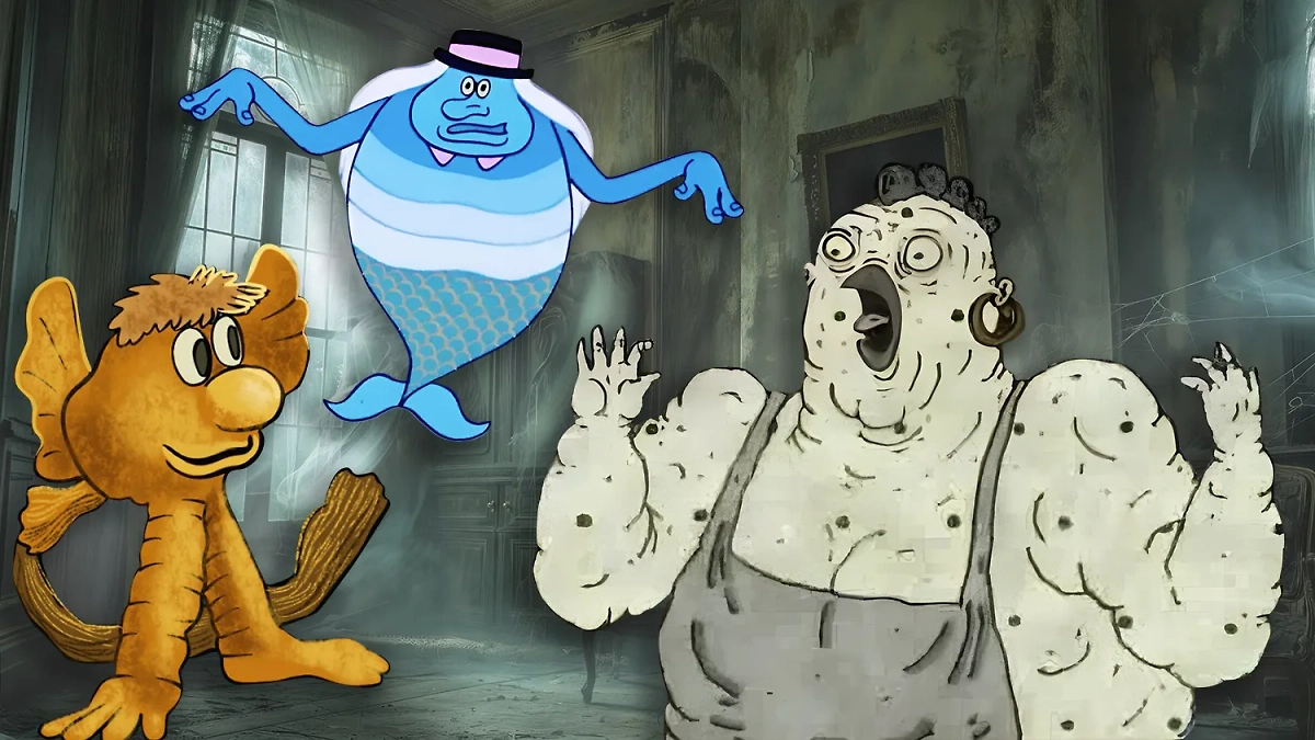 Коллаж © Life.ru. Обложка © Freepik, © «Летучий корабль» (1979), режиссёр Гарри Бардин, сценарист Алексей Симуков, © «Свирепый Бамбр» (1988), режиссёр Наталья Дабижа, сценаристы Сергей Шац, Дмитрий Полонский, © «Его жена курица» (1990), режиссёр Игорь Ковалёв, сценаристы Игорь Ковалёв, Евгений Назаренко / Kinopoisk