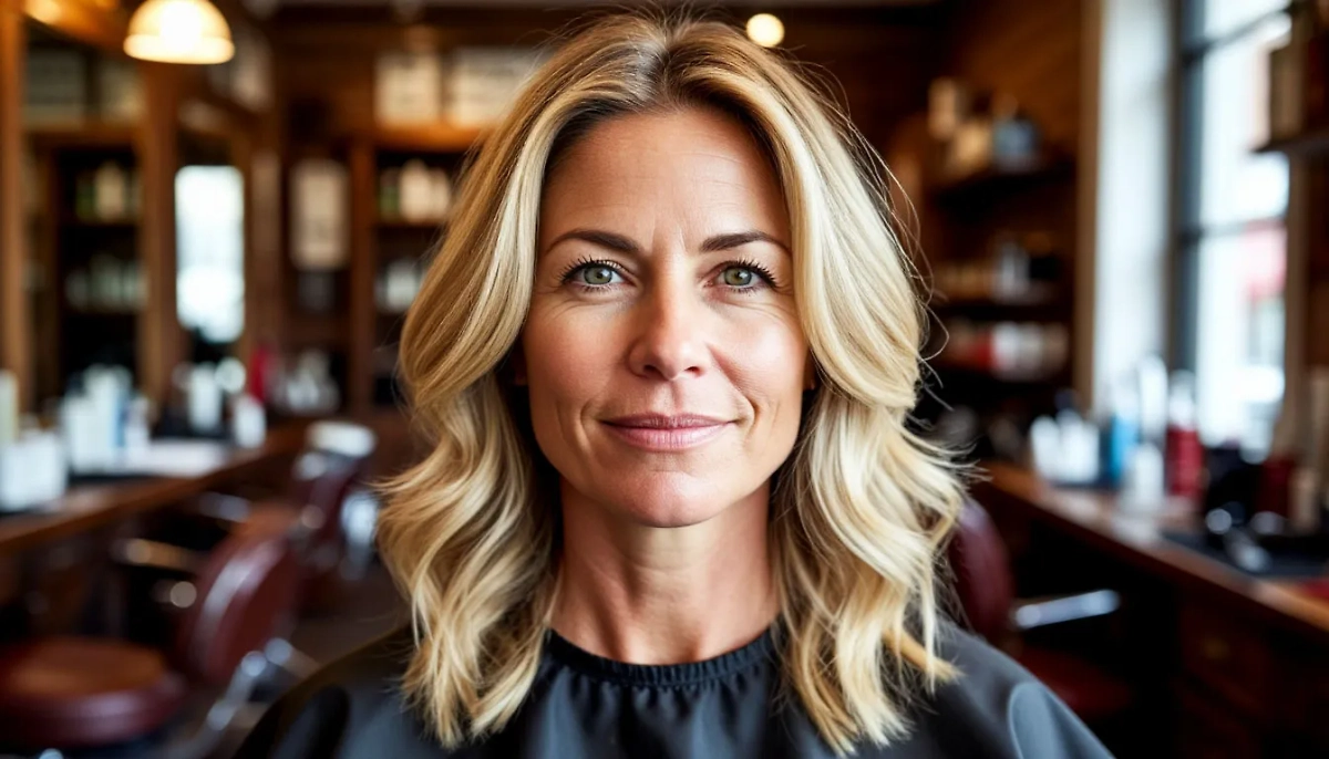 Какой цвет волос выбрать после 45 лет весной 2025. Фото © «Шедеврум»