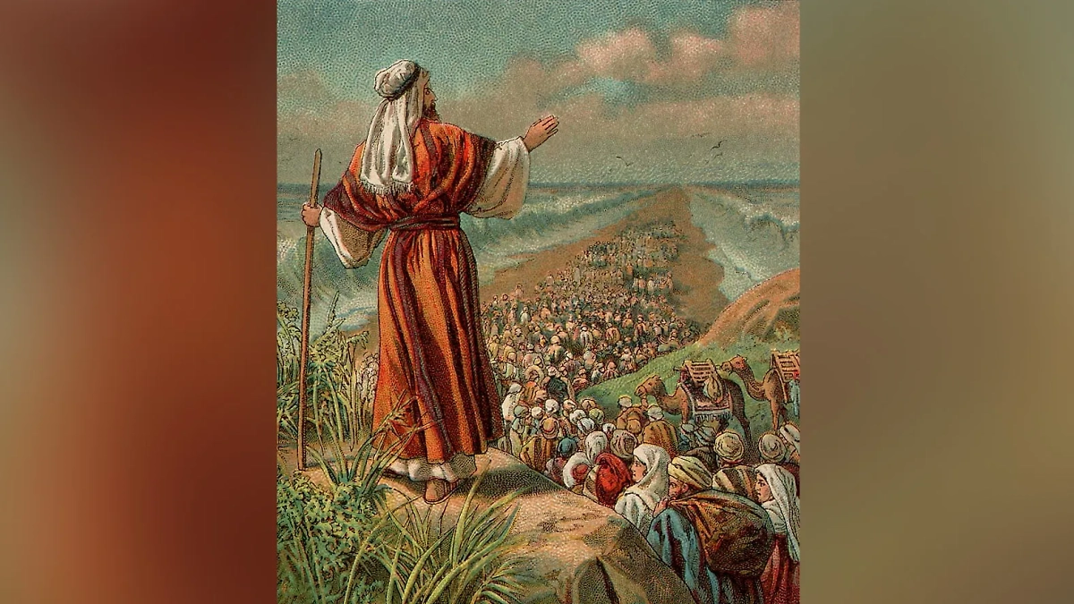 Иллюстрация к Исходу из Египта, 1907 г. Фото © Wikipedia / Тhe Providence Lithograph Company