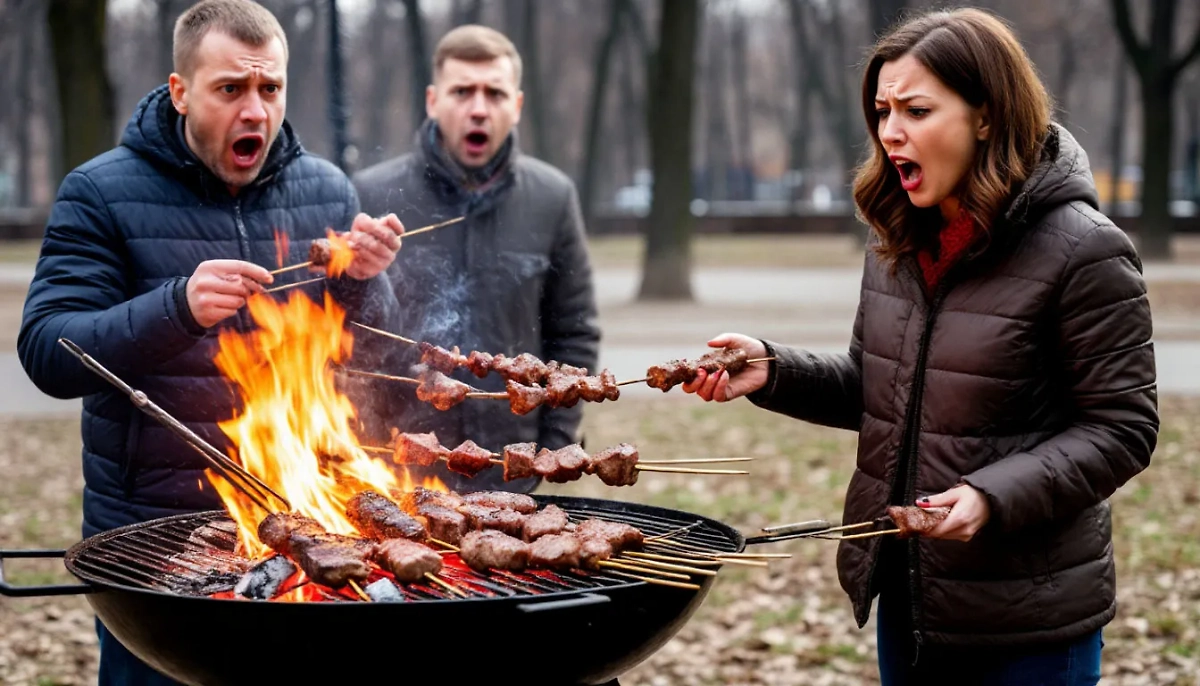 Парень и девушка пострадали после розжига мангала. Обложка © Life.ru / Шедеврум