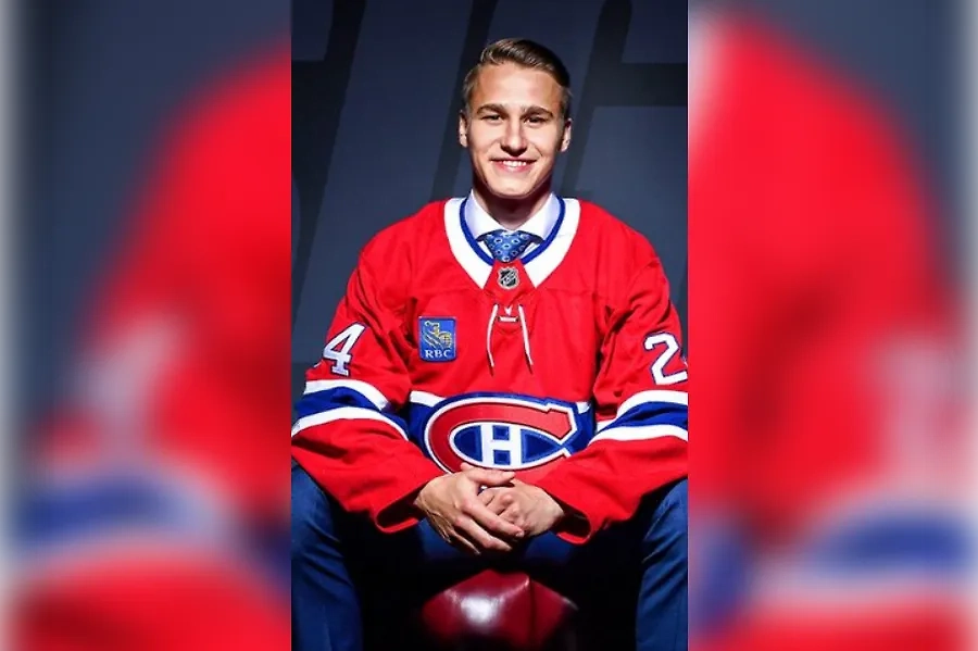 Российский нападающий Иван Демидов. Обложка © Х / Canadiens Montréal