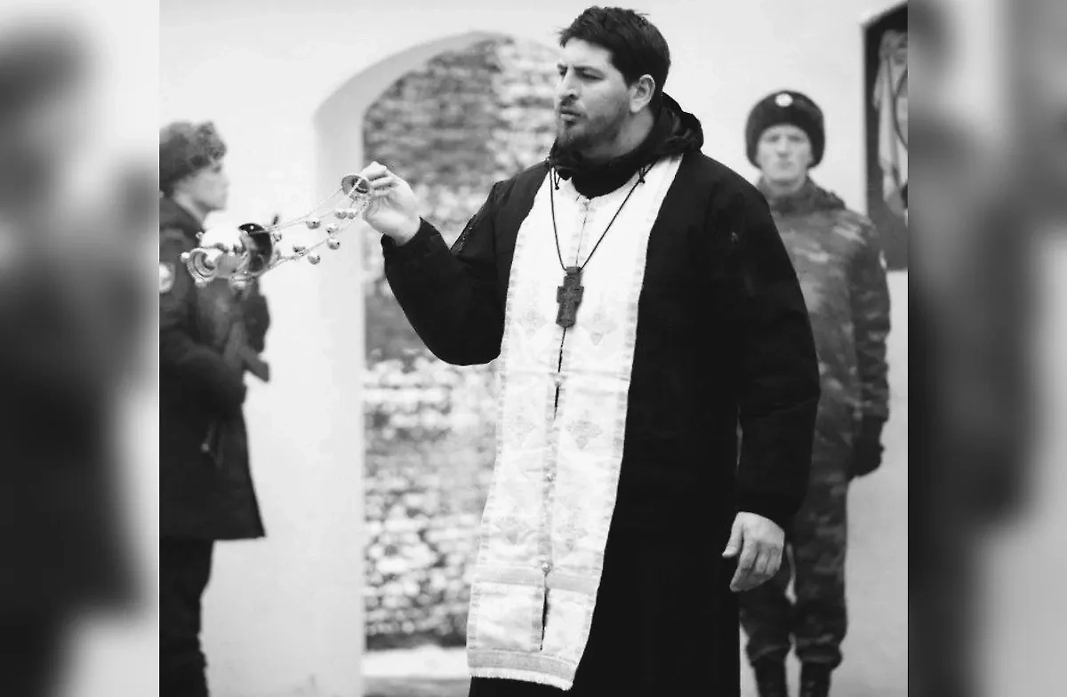 Иерей Антоний Савченко. Обложка © Telegram / Военный отдел Московского Патриархата