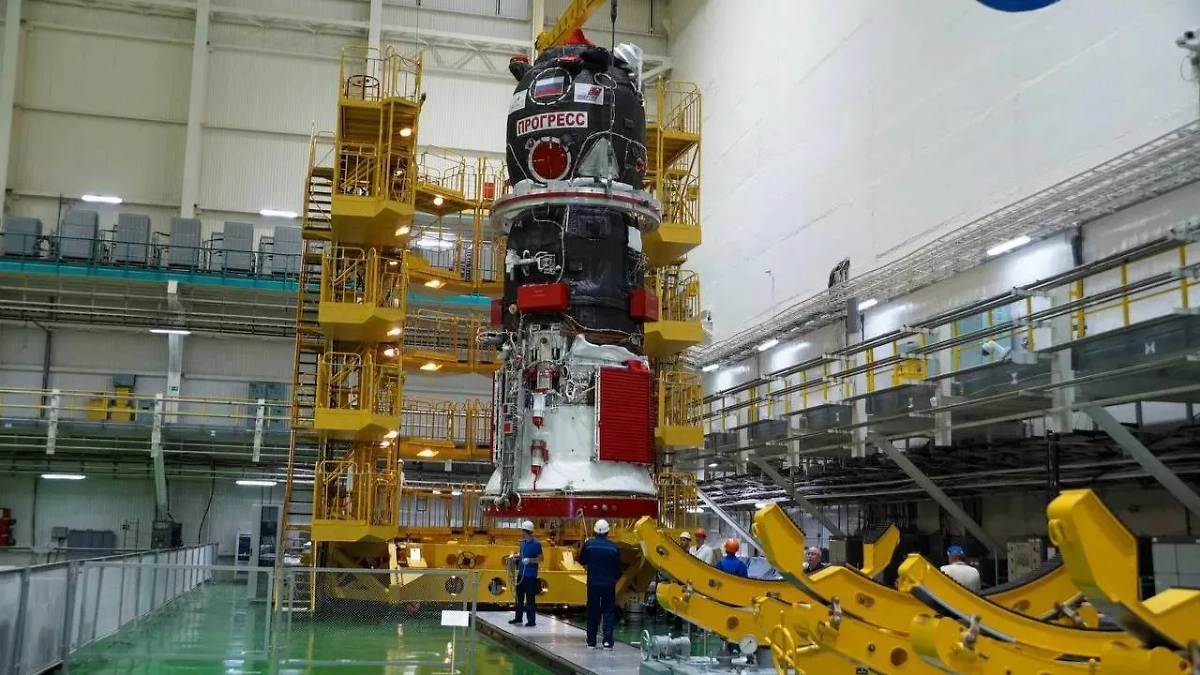 «Прогресс МС-31». Обложка © Telegram / Госкорпорация «Роскосмос»