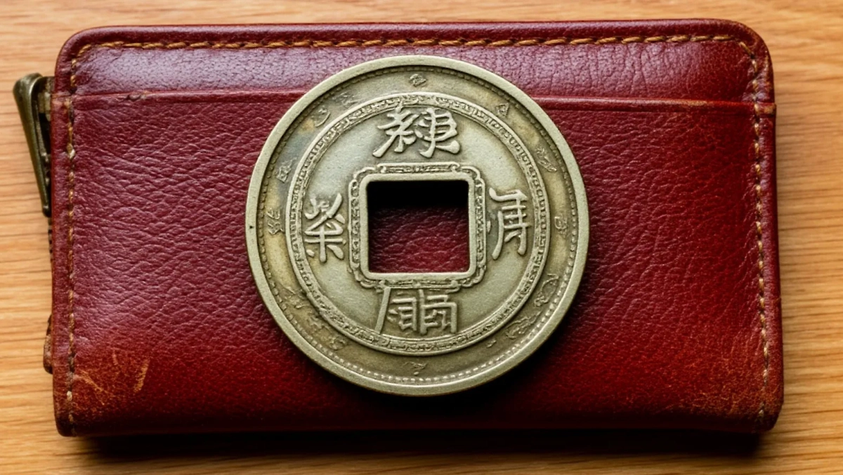 Китайская монета с отверстием: талисман миллионеров для привлечения богатства. Фото © «Шедеврум»