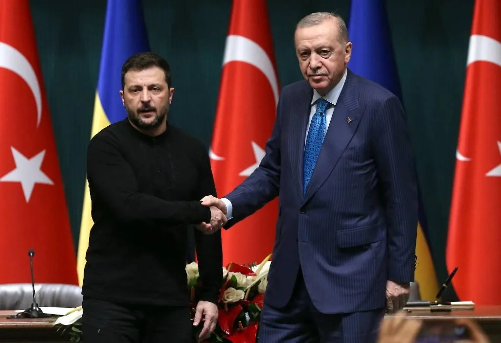 Владимир Зеленский и Реджеп Эрдоган. Обложка © ТАСС / EPA / NECATI SAVAS
