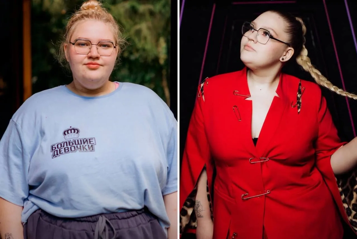 Как участницы шоу «Большие девочки» преодолели психологический барьер в 100 кг. Фото © VK / Большие девочки, © Instagram (признан экстремистской организацией и запрещён на территории Российской Федерации) / big_girls_tv