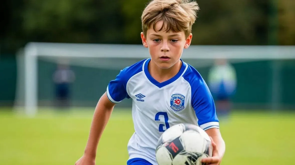 Юный футболист. Обложка © «Шедеврум» / Life.ru